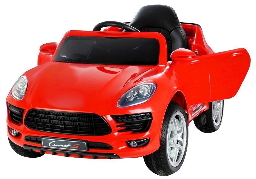 Elektroauto Für Kinder Coronet S Rot 2.4G RC Mit FM Radio USB MP3 Fahrzeug Auto