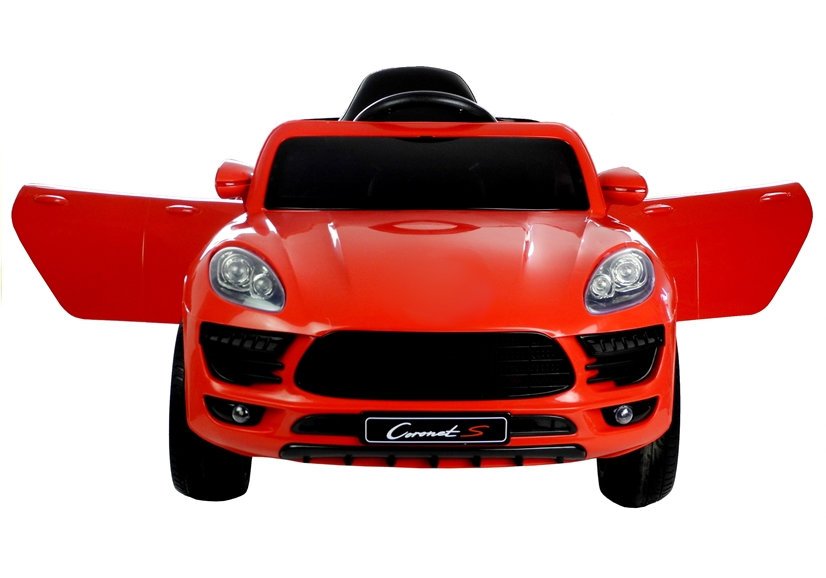 Elektroauto Für Kinder Coronet S Rot 2.4G RC Mit FM Radio USB MP3 Fahrzeug Auto