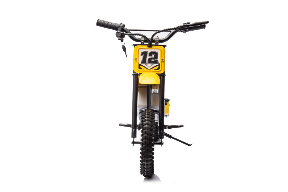 Elektro Kindermotorrad Motocross Bike A9901 Gelb 24V