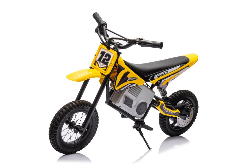 Elektro Kindermotorrad Motocross Bike A9901 Gelb 24V