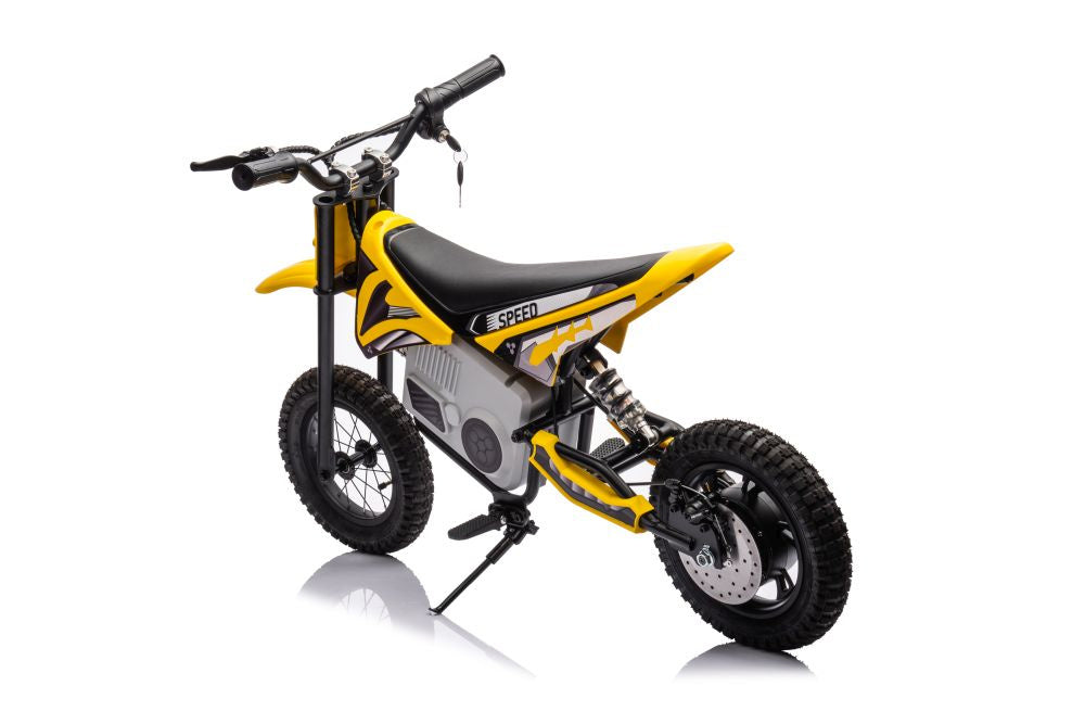 Elektro Kindermotorrad Motocross Bike A9901 Gelb 24V
