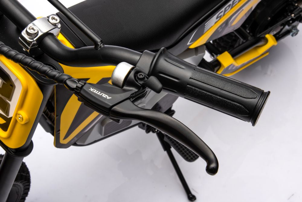 Elektro Kindermotorrad Motocross Bike A9901 Gelb 24V