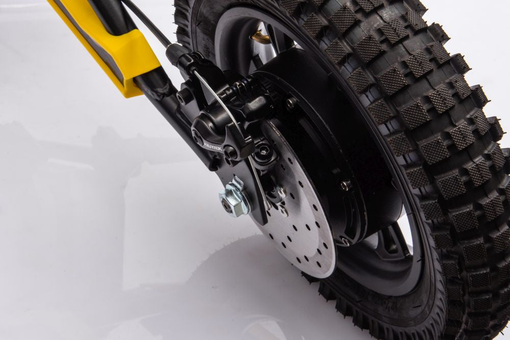 Elektro Kindermotorrad Motocross Bike A9901 Gelb 24V