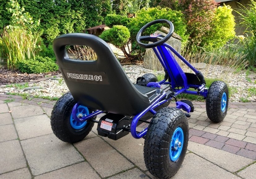 A-15 Go-Kart Blue Vehicle for Children Gokart