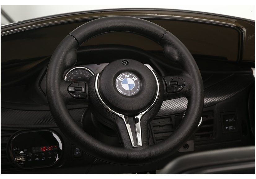 Elektro Kindermotorrad BMW X6 Ledersitz Schwarz LED Scheinwerfer EVA Reifen