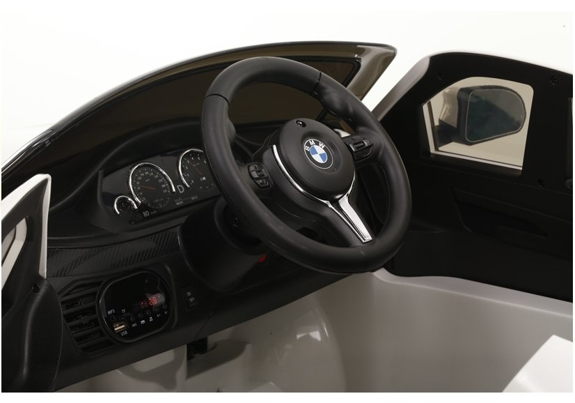 Elektro Kindermotorrad BMW X6 Ledersitz Schwarz LED Scheinwerfer EVA Reifen