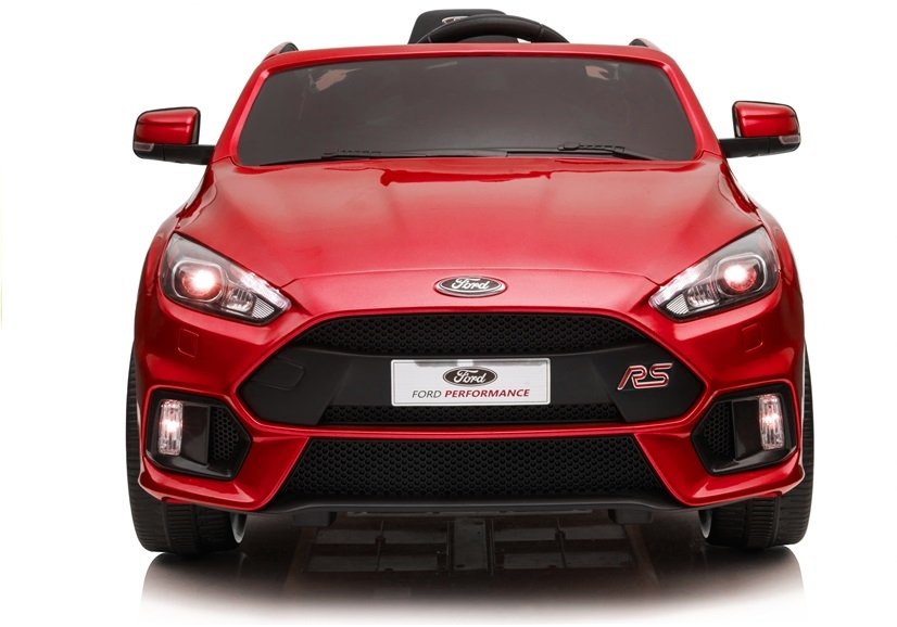 Children's vehicle Ford Focus RS painted red 2x45W