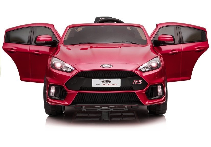 Children's vehicle Ford Focus RS painted red 2x45W