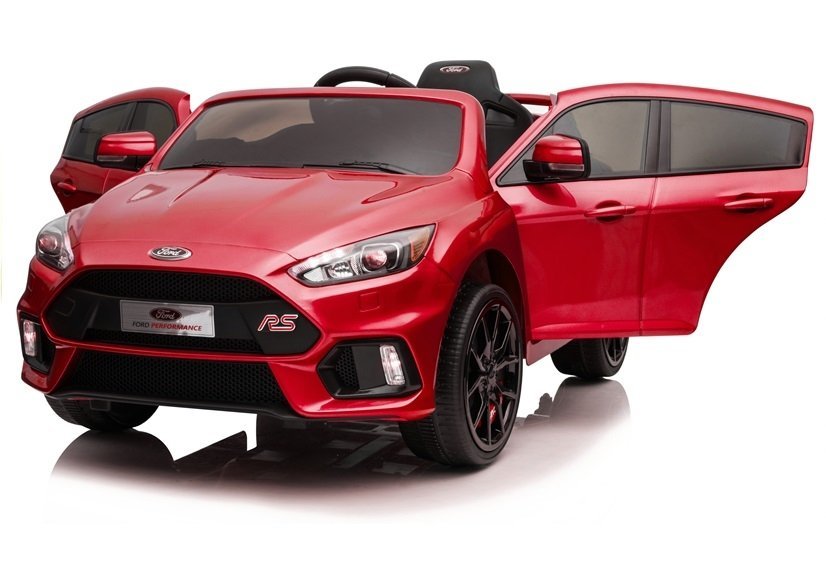 Children's vehicle Ford Focus RS painted red 2x45W