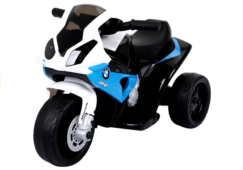 Elektro Kindermotorrad Dreirad BMW S1000RR Blau 24V