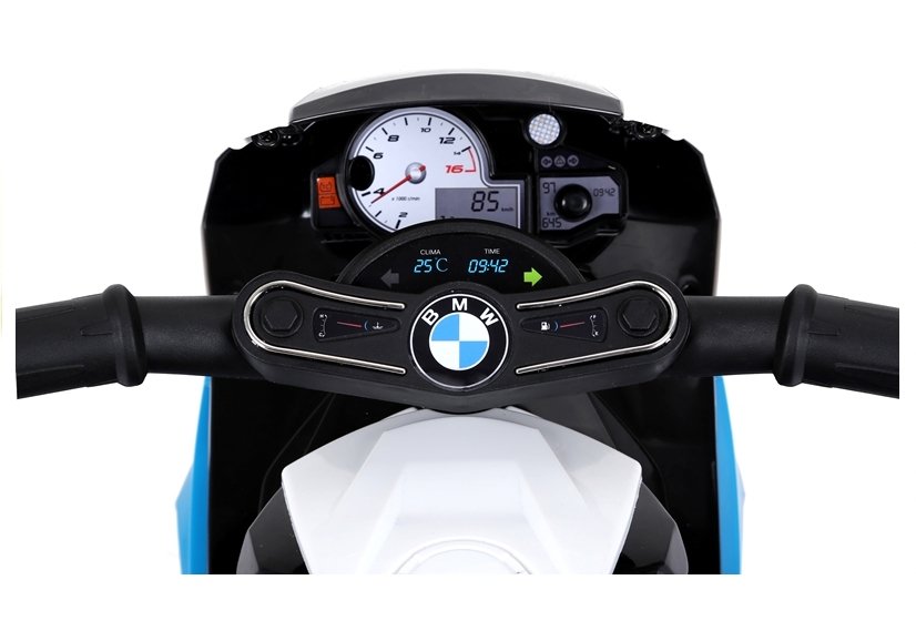Elektro Kindermotorrad Dreirad BMW S1000RR Blau 24V