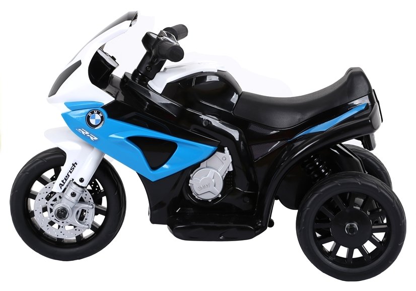 Elektro Kindermotorrad Dreirad BMW S1000RR Blau 24V