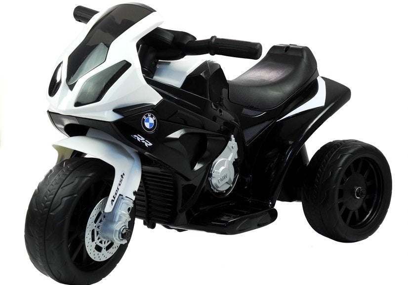 Elektro Kindermotorrad Dreirad BMW 1000RR Schwarz 24V