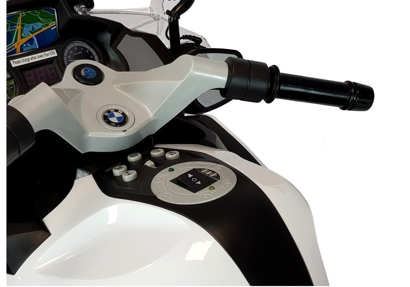 Elektro Kindermotorrad BMW Polizei Weiß 24V