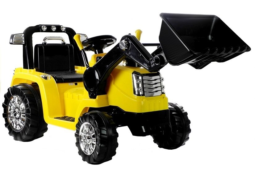 Electric Car for Children Backhoe Loader Tractor ZP1005 Yellow 2.4G