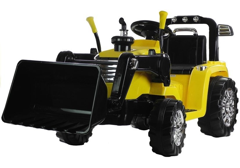 Electric Car for Children Backhoe Loader Tractor ZP1005 Yellow 2.4G