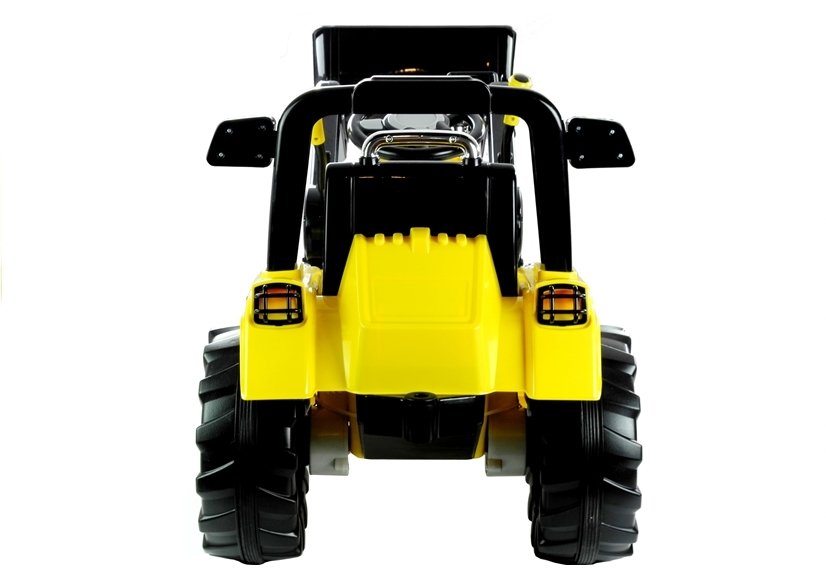 Electric Car for Children Backhoe Loader Tractor ZP1005 Yellow 2.4G