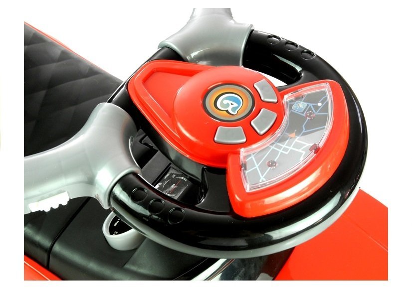 Rutschauto mit Schiebestange 614W Rot Sport Car Auto