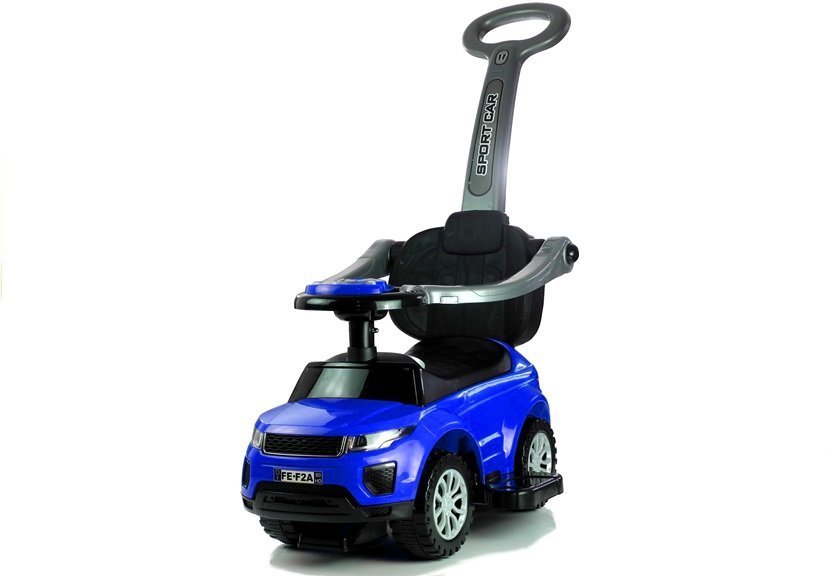 Rutschauto mit Schiebestange 614W Blau Sport Car Auto