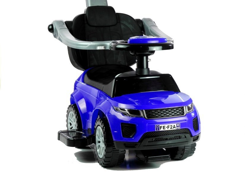 Rutschauto mit Schiebestange 614W Blau Sport Car Auto