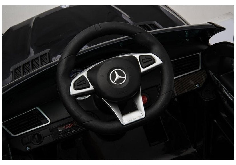 Elektroauto Kinderfahrzeug Mercedes GLE 63S Schwarz Mit Ledersitz Und EVA-Reifen