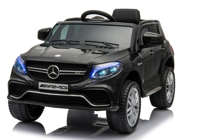 Elektroauto Kinderfahrzeug Mercedes GLE 63S Schwarz Mit Ledersitz Und EVA-Reifen
