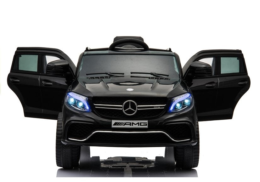 Elektroauto Kinderfahrzeug Mercedes GLE 63S Schwarz Mit Ledersitz Und EVA-Reifen