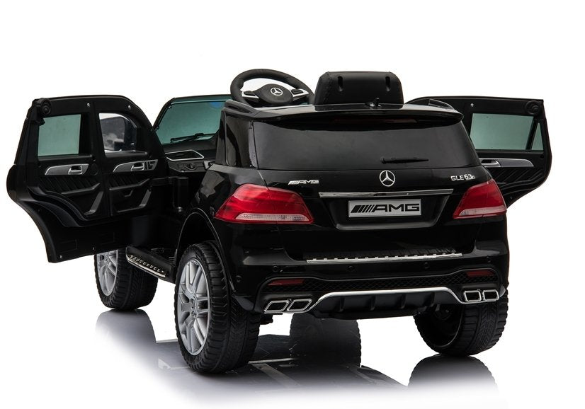 Elektroauto Kinderfahrzeug Mercedes GLE 63S Schwarz Mit Ledersitz Und EVA-Reifen