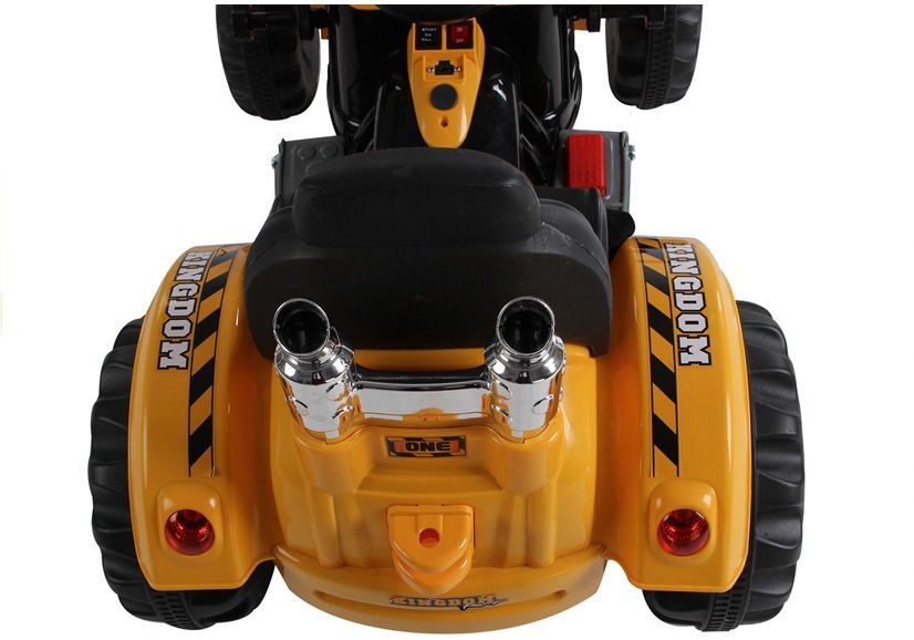 Elektrischer Traktor Mit Schaufelbagger Orange Für Kinder Ab 3 Jahren