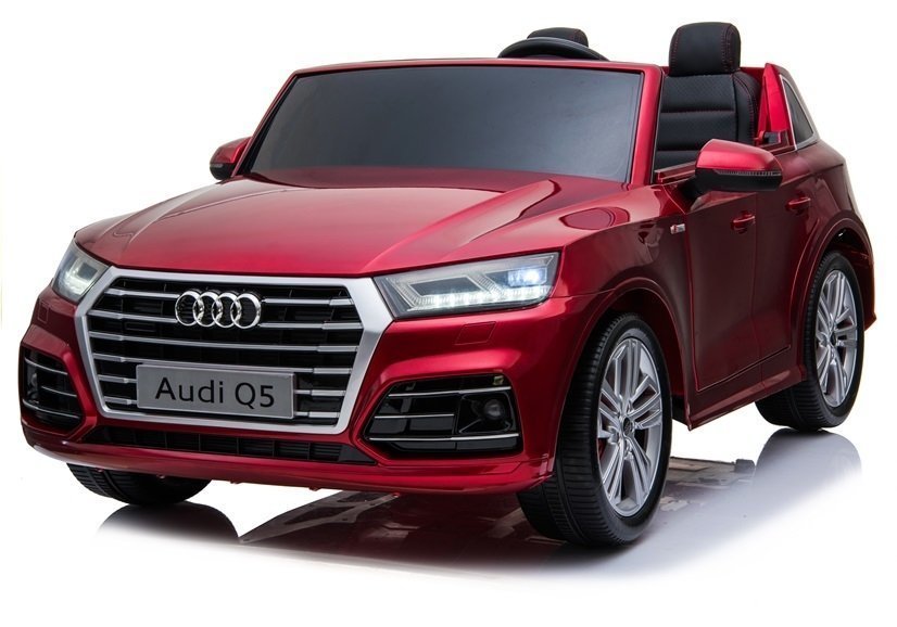 Children's vehicle Q5 Red painted EVA tires Leather seat LCD panel USB SD MP3
