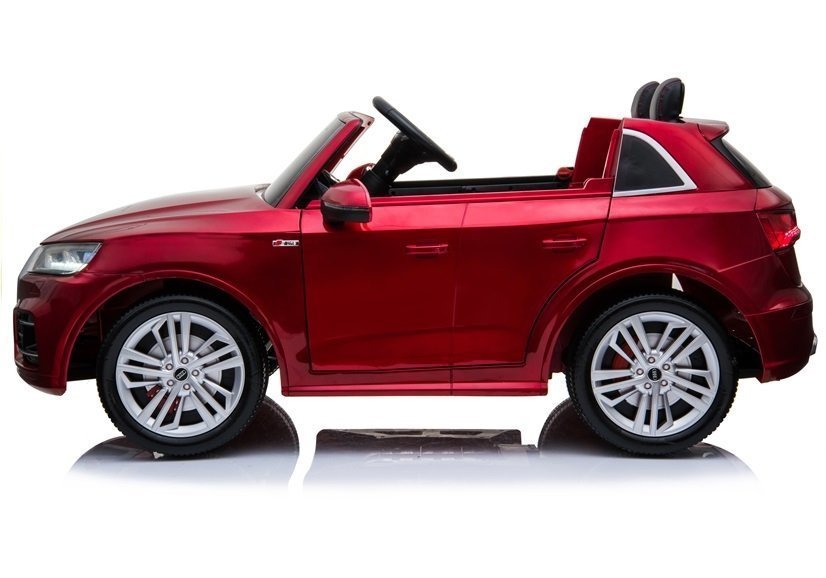 Children's vehicle Q5 Red painted EVA tires Leather seat LCD panel USB SD MP3