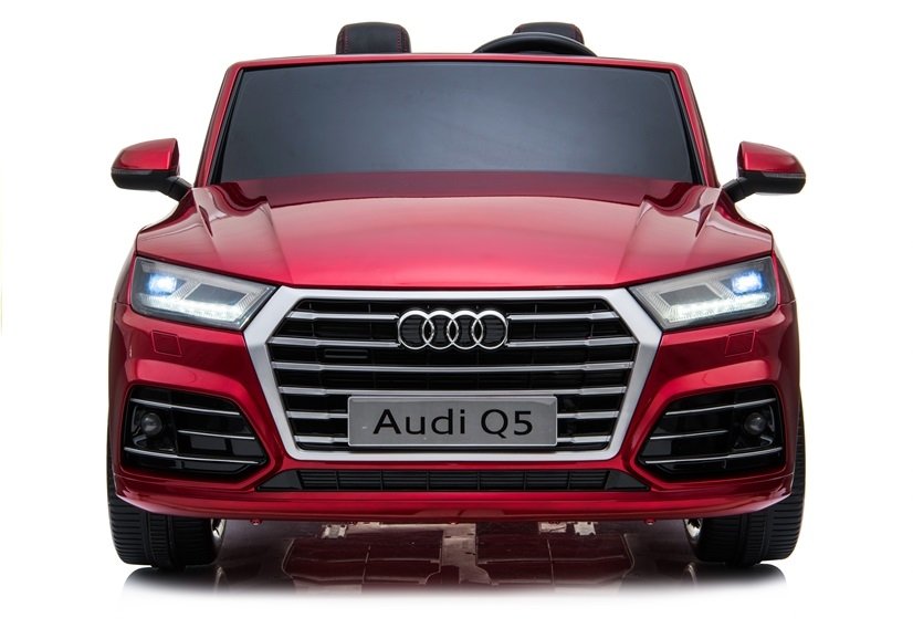 Children's vehicle Q5 Red painted EVA tires Leather seat LCD panel USB SD MP3