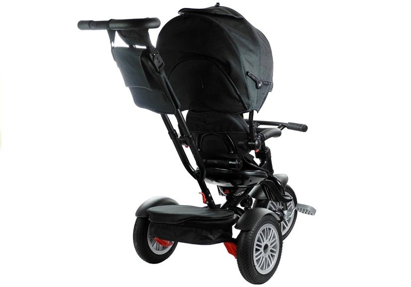 Tricycle PRO800 Black Handlebar Sunshade Basket Children's Tricycle