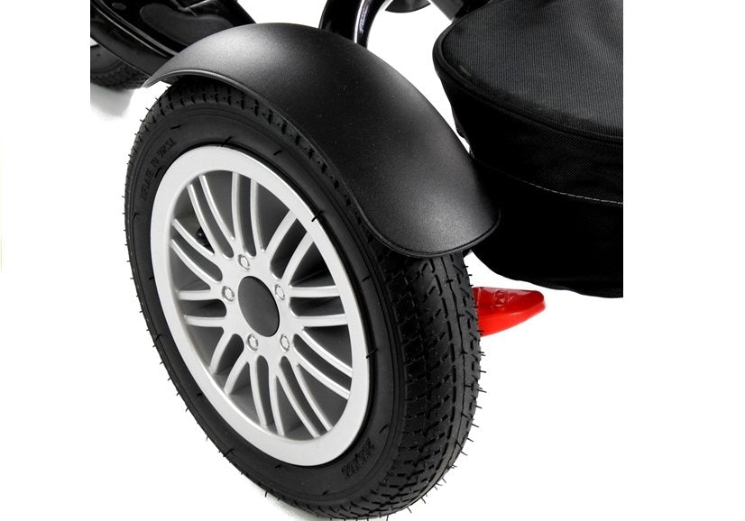Tricycle PRO800 Black Handlebar Sunshade Basket Children's Tricycle