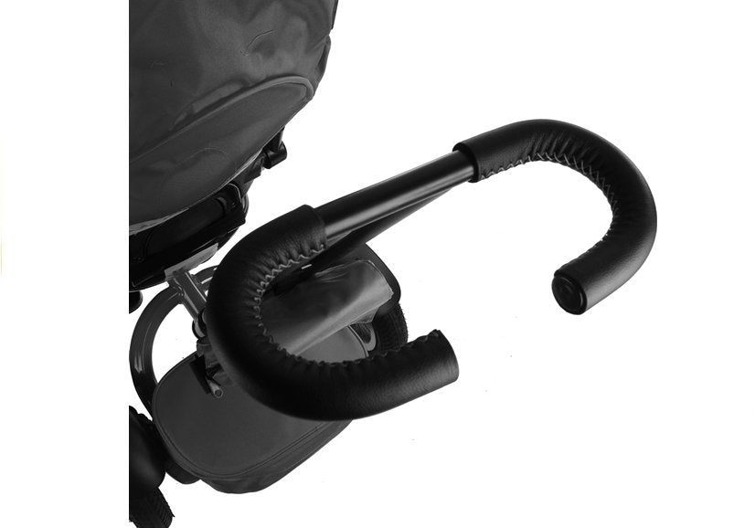 Tricycle PRO800 Black Handlebar Sunshade Basket Children's Tricycle