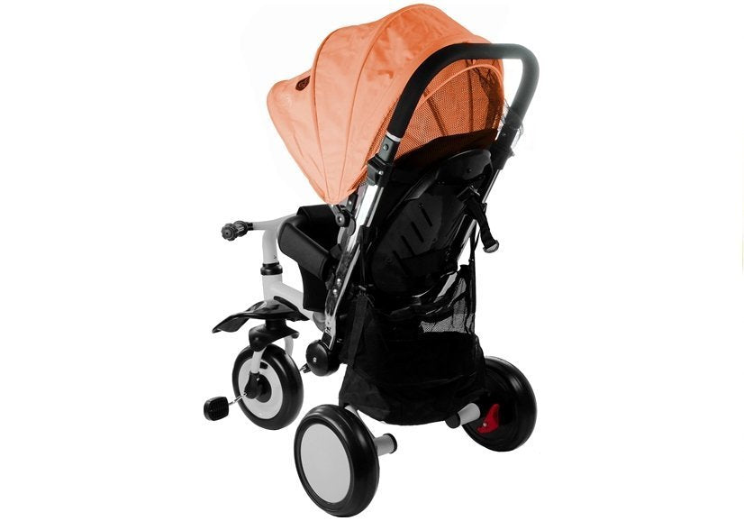 Tricycle PRO400 Orange reclining function handlebar foam wheels children's tricycle