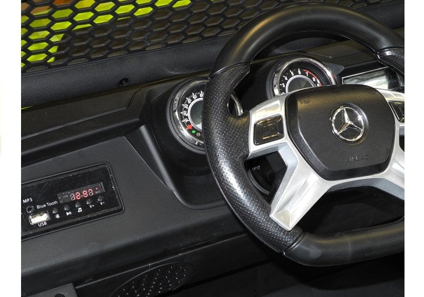 Elektro Kinderauto Mercedes Unimog Grün 4x4 2Sitzer