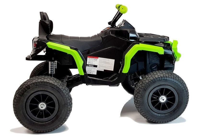 Elektro Kinderquad Quad BDM0906 Schwarz Pneumatische Räder
