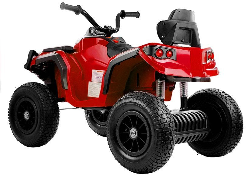 Elektro Kinderquad BDM0906 Rot Ledersitz 2x45W 3 Stufen