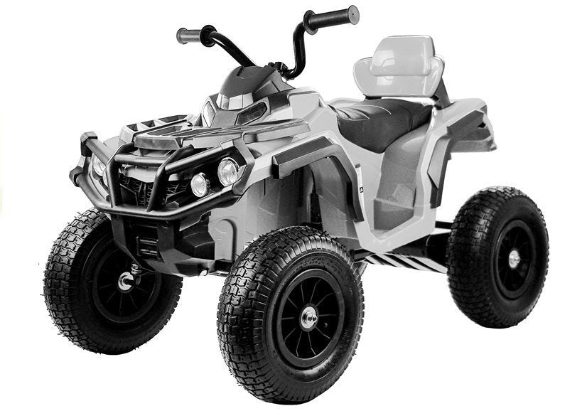 Elektro Kinderquad BDM0906 Weiß Ledersitz 2x45W 3 Stufen