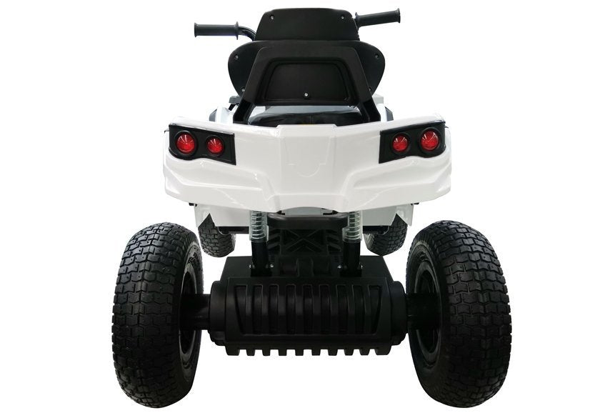 Elektro Kinderquad BDM0906 Weiß Ledersitz 2x45W 3 Stufen