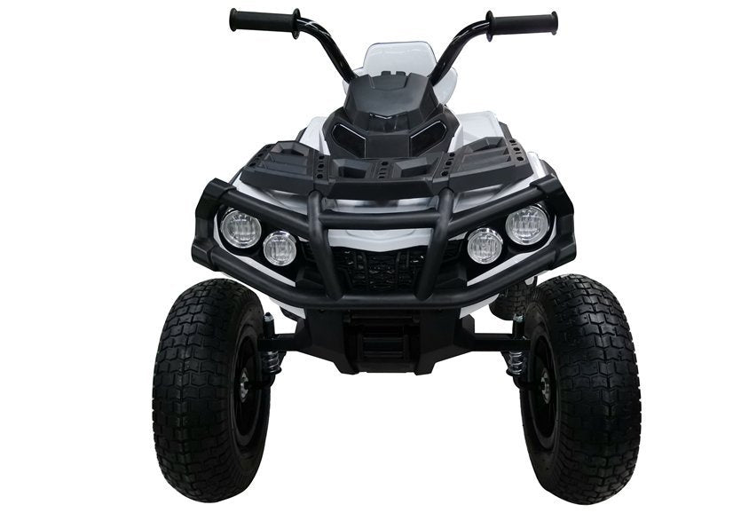 Elektro Kinderquad BDM0906 Weiß Ledersitz 2x45W 3 Stufen