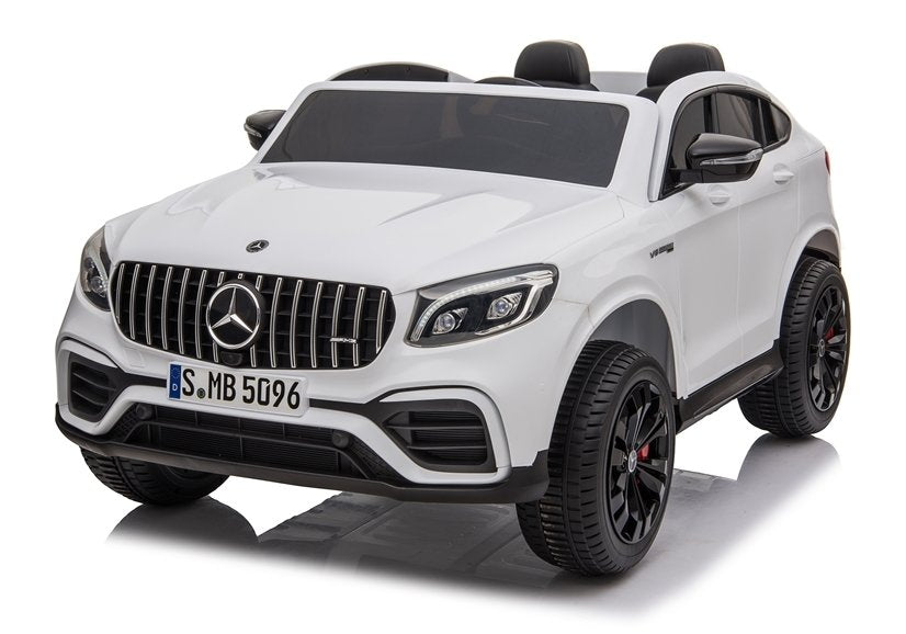 Elektro Kinderfahrzeug Mercedes GLC 63S Weiß 4 Motoren 8 km/h