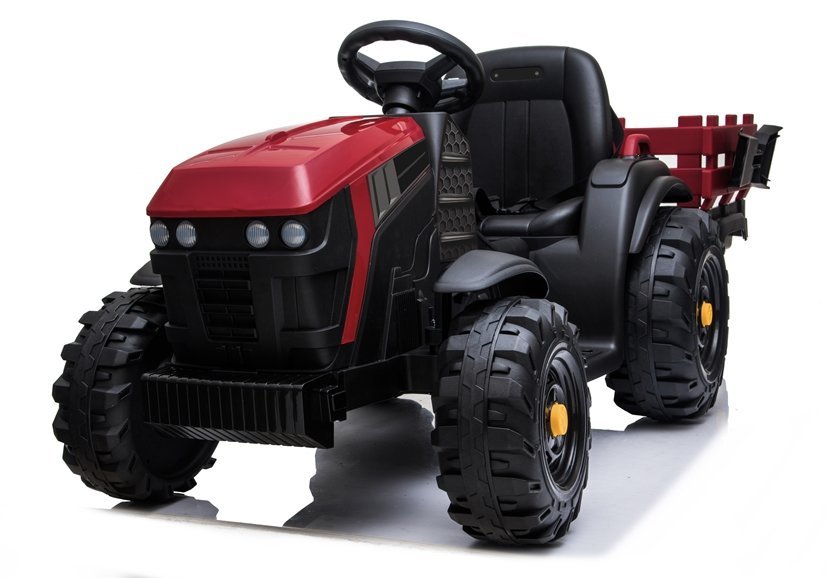 Elektro Kindertraktor Mit Anhänger BDM0925 Rot