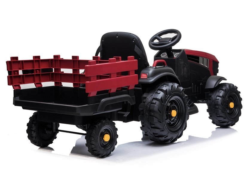 Elektro Kindertraktor Mit Anhänger BDM0925 Rot