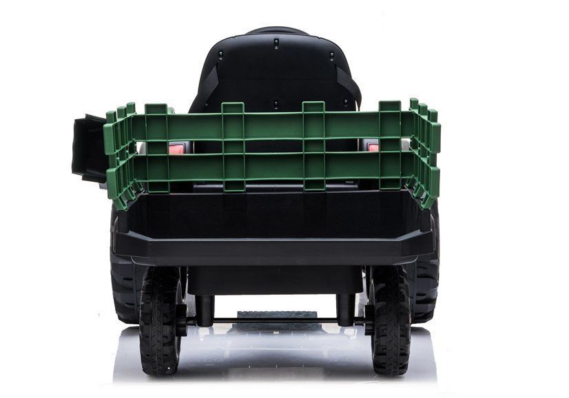 Elektro Kindertraktor Mit Anhänger BDM0925 Militärgrün