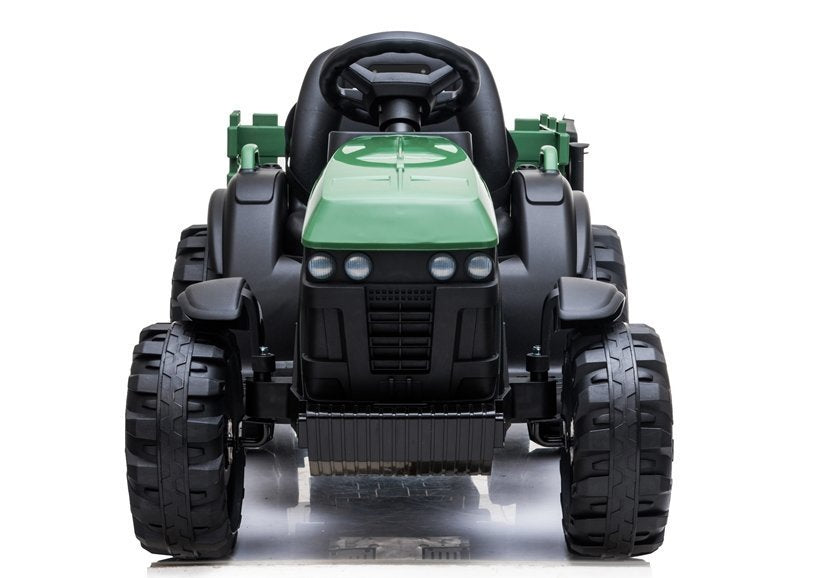 Elektro Kindertraktor Mit Anhänger BDM0925 Militärgrün