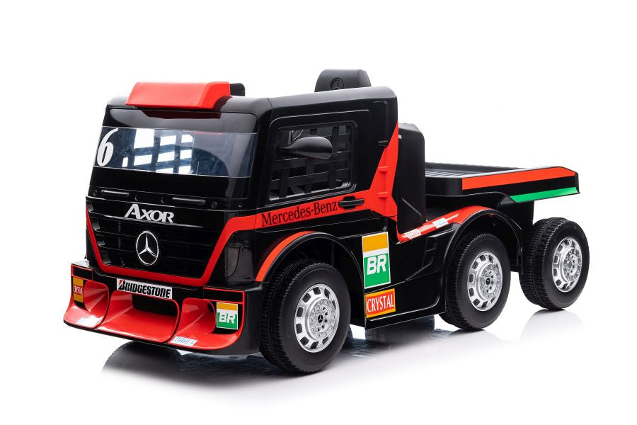 Elektro Kinderauto LKW Mercedes XMX622B Rot mit LCD