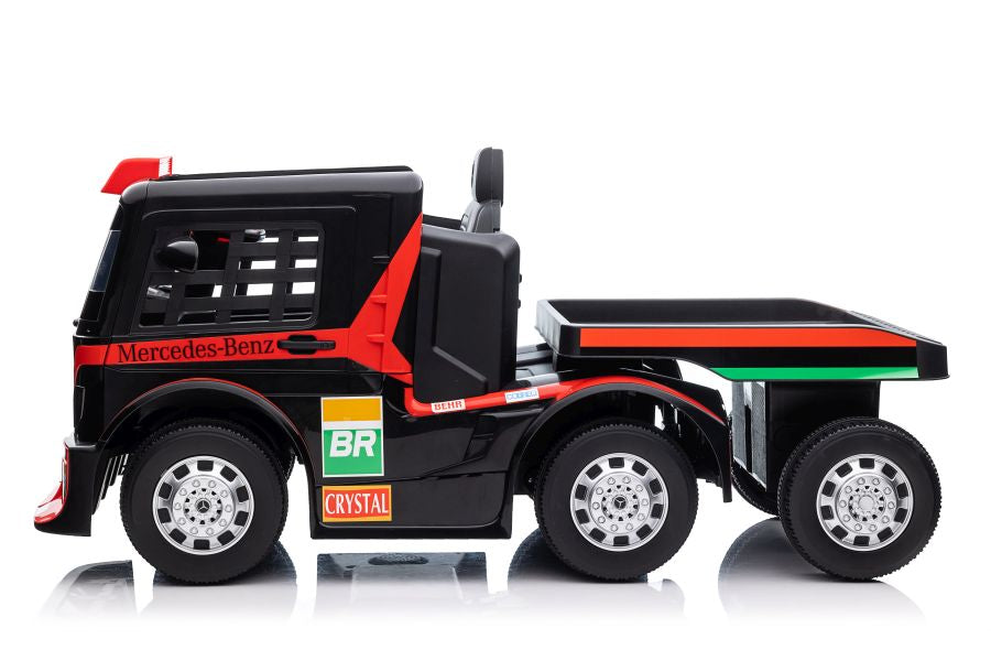 Elektro Kinderauto LKW Mercedes XMX622B Rot mit LCD