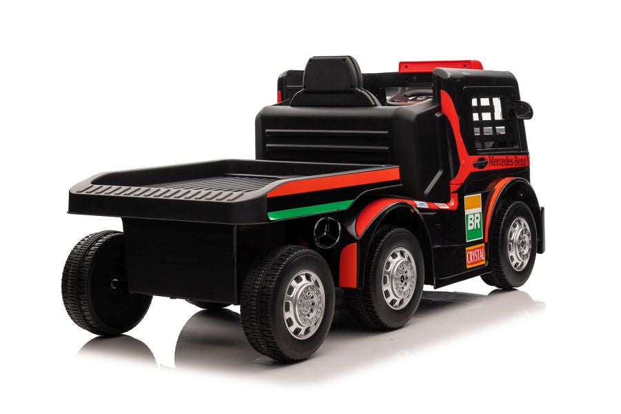 Elektro Kinderauto LKW Mercedes XMX622B Rot mit LCD